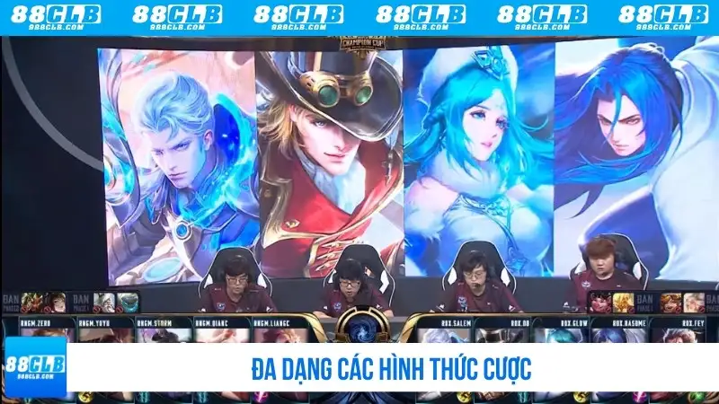 Đa dạng các hình thức cược