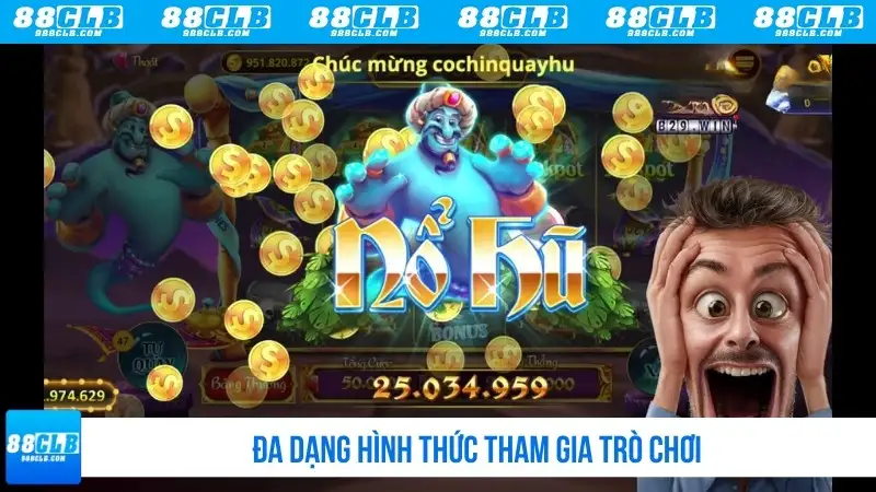 Đa dạng hình thức tham gia trò chơi