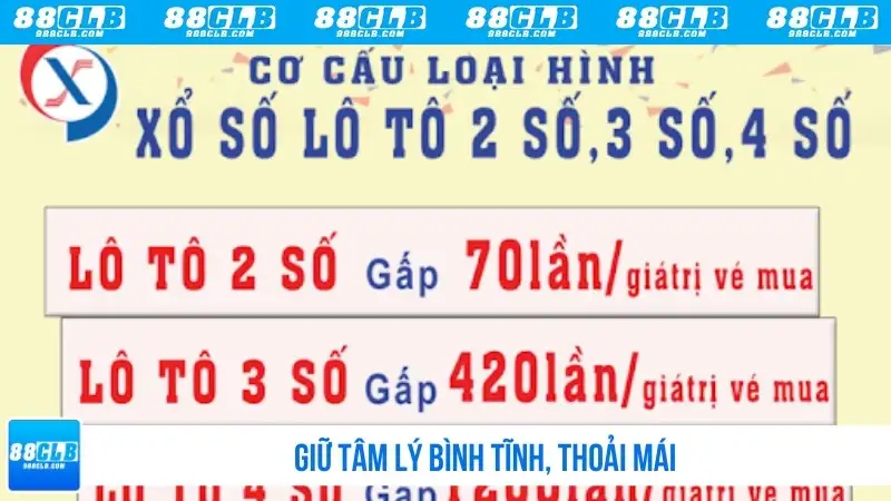 Giữ tâm lý bình tĩnh thoải mái