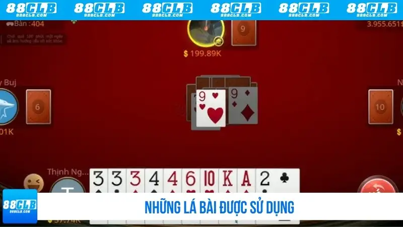 Những lá bài được sử dụng