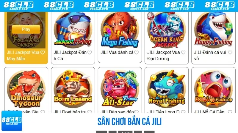 Sân chơi bắn cá Jili