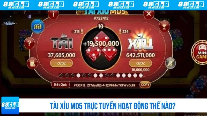 Tài Xỉu MD5 trực tuyến hoạt động thế nào?