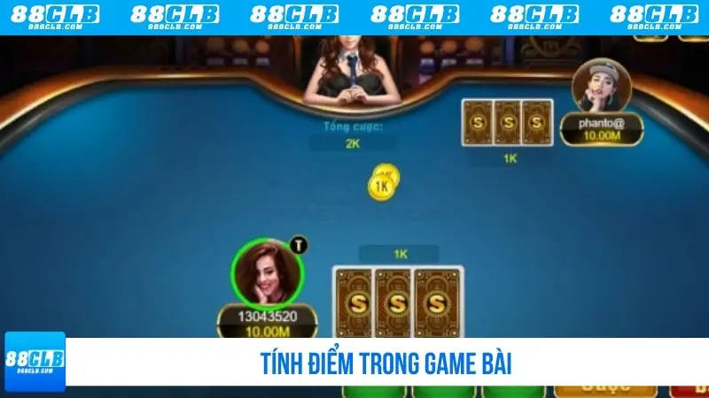Tính điểm trong game bài