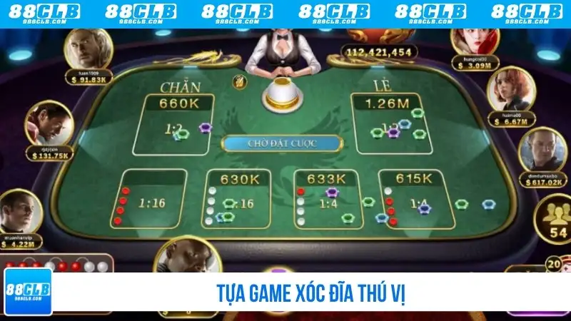 Tựa game xóc đĩa thú vị